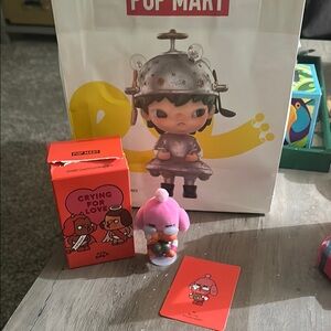 POP MART CRY BABY Crying For Love stolen heart figure